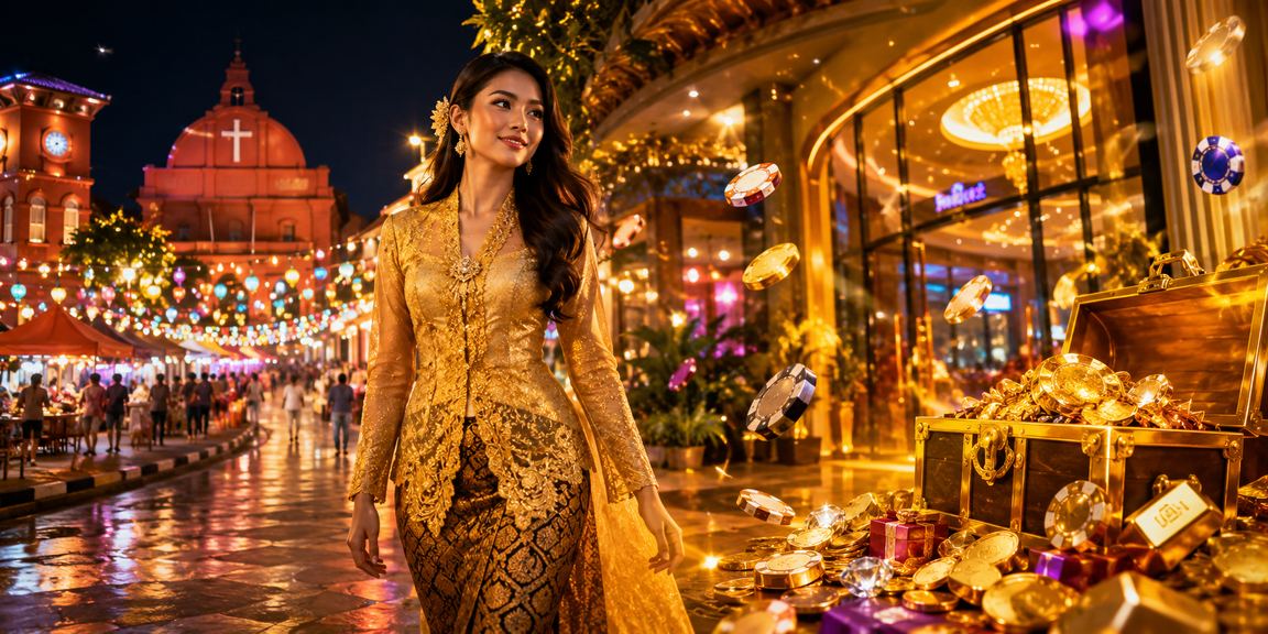 Pertaruhan esport gaya kebaya tradisional Melayu di Melaka